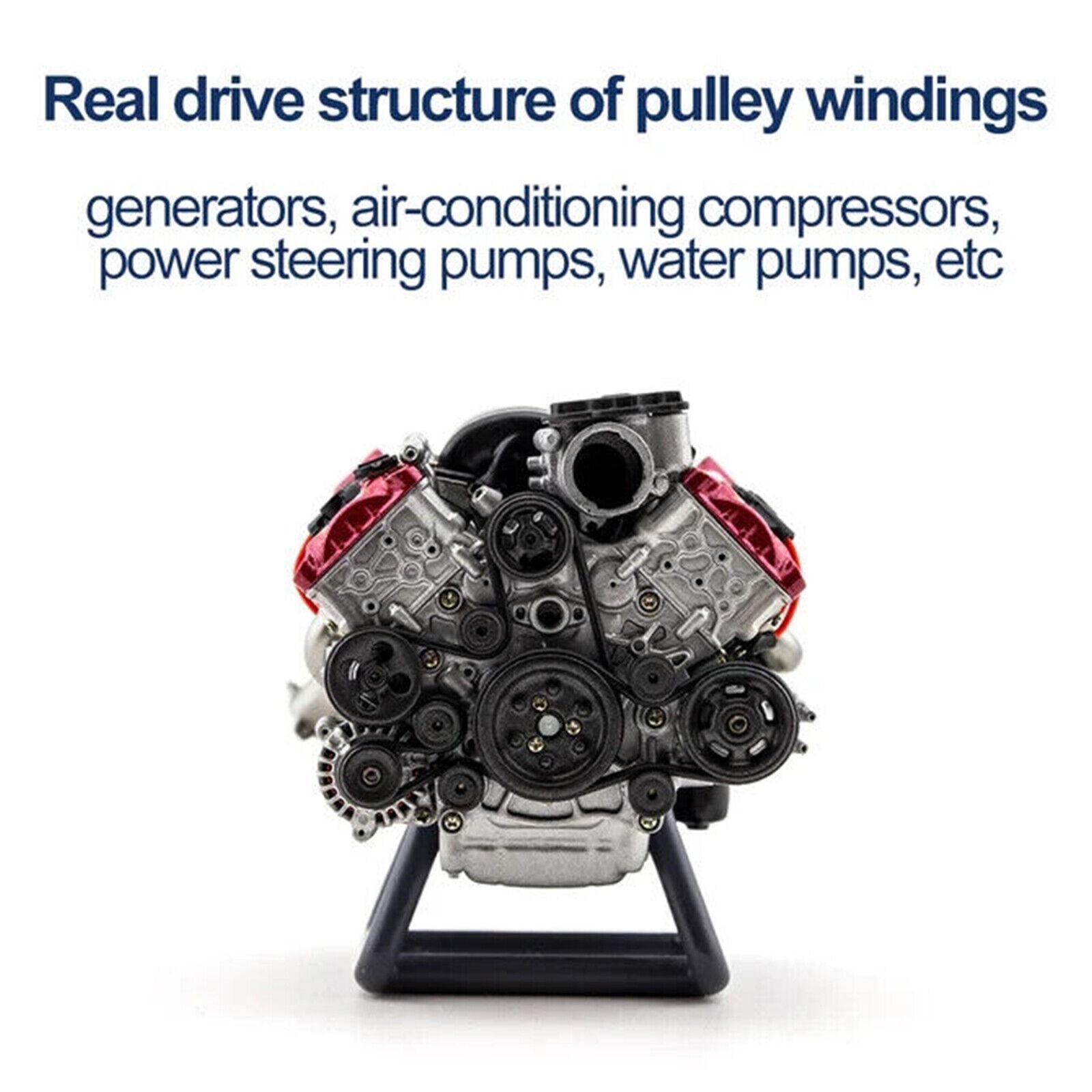 For V8 Combustion Engine Model Building Kits Internal DIY Hobby V8 Engine Model
