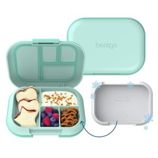 Chill Leak-Proof Lunch - 4-Compartment Bento with Built-In Ice Pack, 3.3 Cup ...