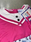 Vintage NWT 1990s Girls Bubble Romper Bows Anchors Sailor Day Baby 24 mo Cotton — photo 8