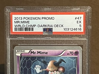2013 Pokémon World Championships Promo Mr. Mime #47 PSA 5 | eBay