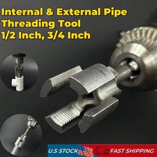 Internal  External Pipe Threading Tool, Integrated PVC Pipe Threader Making Kit