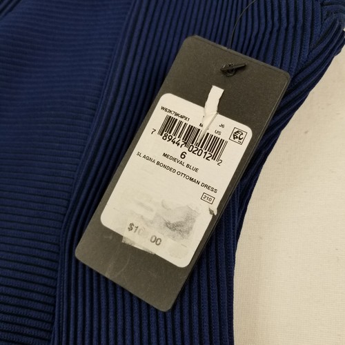 GUESS Womens Agna Ottoman Bodycon Cocktail Party Dress Medieval Blue Size 6 - Picture 6 of 11