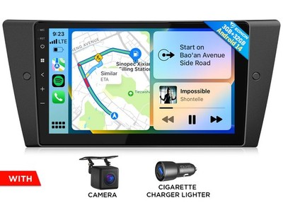 9'' IPS Autoradio Android Auto 14 für BMW E90-E93 GPS Navi Radio CarPlay DSP WiFi