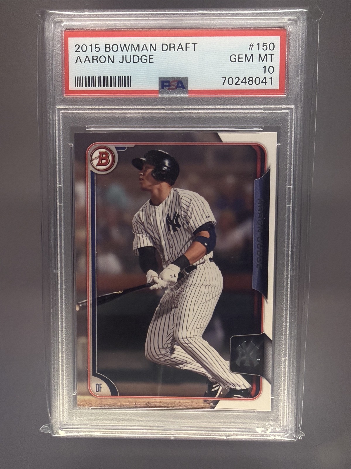 2015 Bowman Draft - Aaron Judge #150 (RC) PSA 10