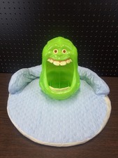 Fun Cozy Blue Plush Dog Bed with Raised Edges - Small