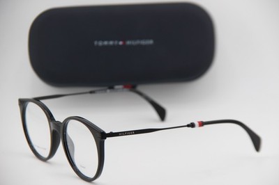 NEW TOMMY HILFIGER TH 1475 807 BLACK GUNMETAL AUTHENTIC FRAMES EYEGLASSES 50-21