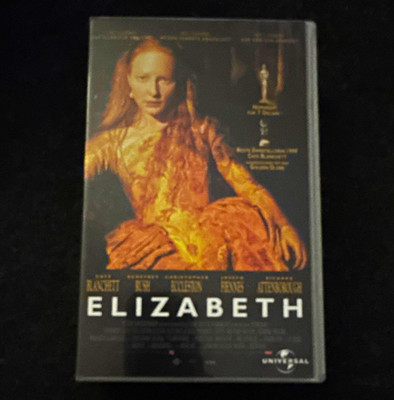 Universal Elizabeth | VHS | Cate Blanchett | Geoffrey Rush | Joseph Fiennes RAR