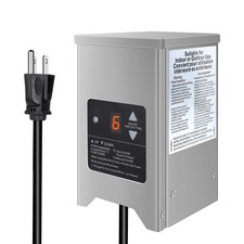 150W Low Voltage Landscape Transformer, 120V AC to 12V/15V AC, Outdoor Transf...