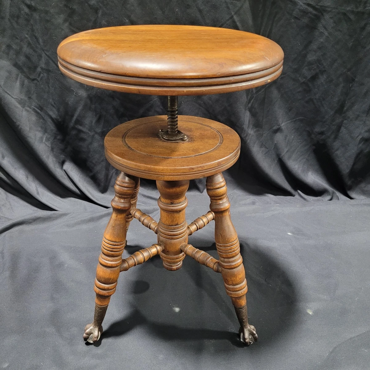 Parker Piano Stool In Antique Benches & Stools (1800-1899) for