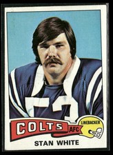 1975 Topps Stan White 144 Baltimore Colts RC