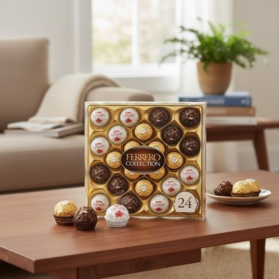 Collection,  Assorted, Hazelnut, Dark Chocolate and Coconut, 24 Count Treats,...