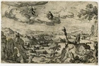 Rare Antique Print-LANDSCAPE-MYTHOLOGY-Bol-ca. 1570