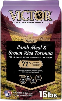 VICTOR Super Premium Dog Food   Lamb Meal & Brown Rice Formula - Gluten-Free Dry