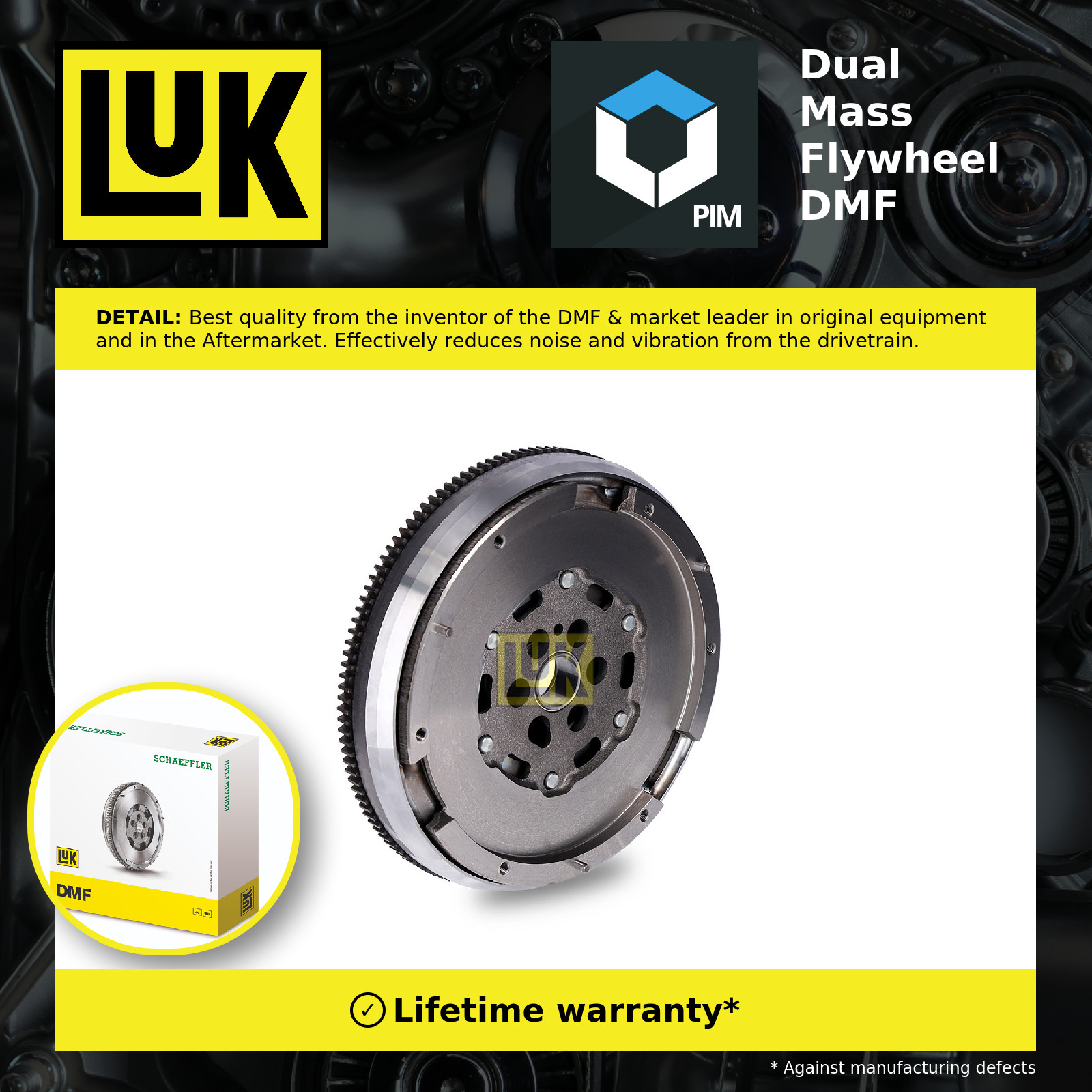 LUK Dual Mass Flywheel 415 0396 10 for PEUGEOT 407 SW 6E 6D 2004 to 2011 - Image 4