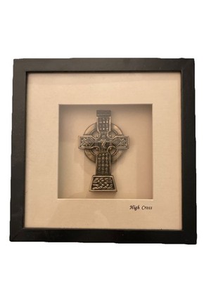 Celtic Shadows The High Cross Shadow Box Framed  Ireland