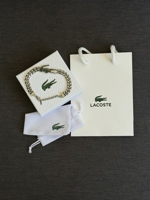Lacoste Armband / Armkette Silbere Farbe Edelstahl