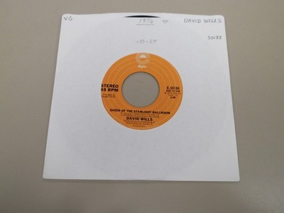 David Wills   Queen Of The Starlight Ballroom / Long Tall Sally - Epic - VG+