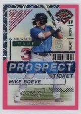 2024 Panini Prospect Edition Pink Velocity Prizm 71/79 Mike Boeve #69 3hd