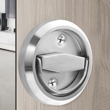 304 Stainless Steel Invisible Door Handles Fire Proof Door Round Cabinet Handle