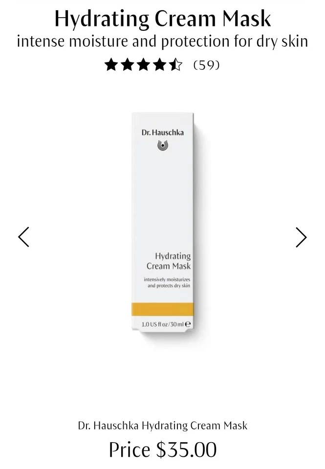 ¡NUEVO! Mascarilla Crema Hidratante Dr. Hauschka - Hidrata y Protege la Piel Seca Exp 02/27 Foto 2 de 4