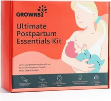 Postpartum Essentials Recovery Kit for Women After Birth, Includes 8 Self-Absorb