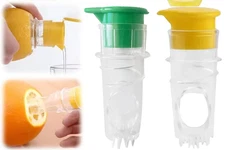 2pcs Manual Lemon Juicer Portable Citrus Squeezer Easy Juice Extractor - NEW