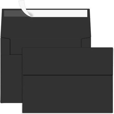 100 Packs Black 5X7 Envelopes, 5X7 Envelopes for Invitation, A7 Envelopesï¼ŒC...