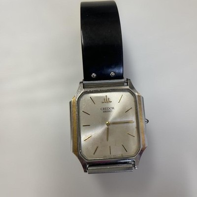 Junk Seiko Credor Quartz 9300 5340 Not Working Dirty Glass Non
