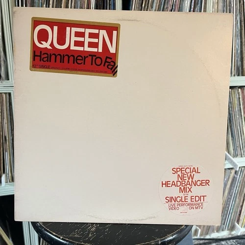 1984 - Queen - Hammer To Fall  12" Promotional US Vinyl Record