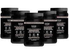 Black Forest High Flavanol Cocoa Powder and Flavonoids 1200mg Lot of 5 