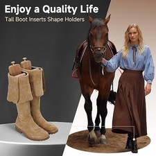Cedar Boot Tree Shaft Shaper, 14 Inch Wooden Inserts for Men  Women  s Boots,...