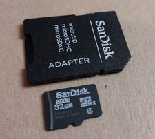 Tested Formatted 32GB 32 GB SANDISK Edge Micro SD SDHC Memory Card w Adapter