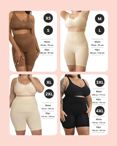 Shapewear for Women - High-Waisted Shapewear Tummy Control Shorts, Faja Body ... - Picture 3 of 7
