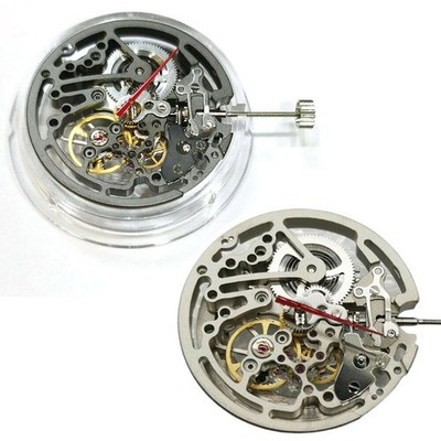 Automatic Mechanical Skeleton Watch Movement Repair Parts For Seagull TY2809
