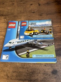 LEGO City 3181 Passenger Plane Airplane w/ Instructions