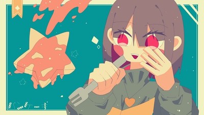 Anime undertale chara Custom Gaming Mat Desk