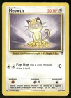 Pokemon Tcg Meowth #53 Pokemon Legendary Collection MP