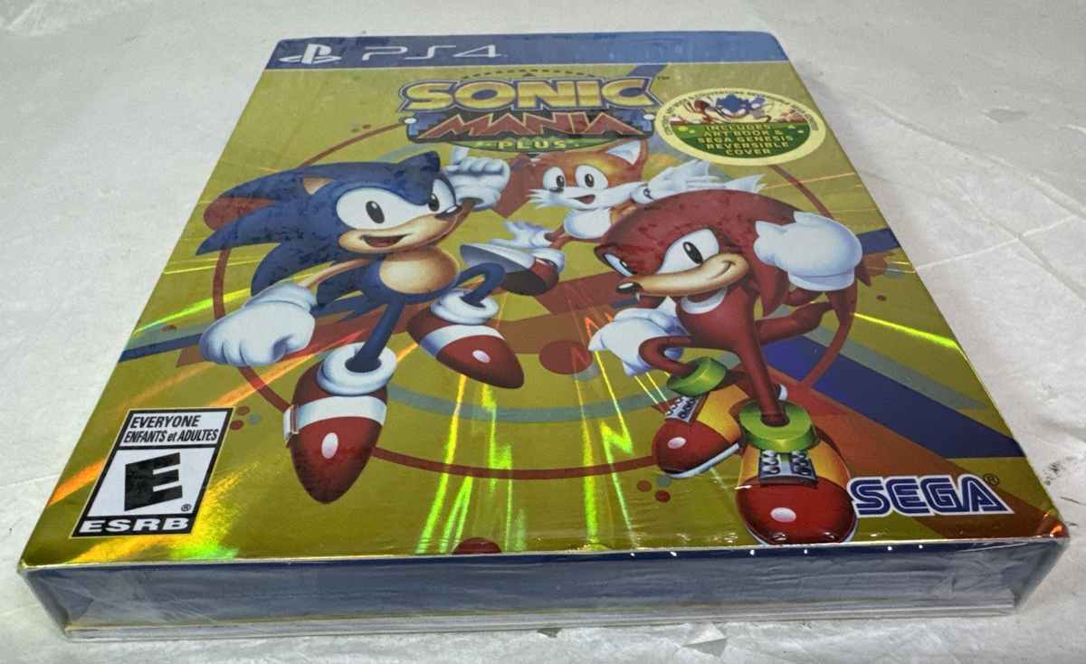 Jeu PS4 Sonic Mania Plus Edition - Version Italienne - Très Bon état Avec Manuel - 2018