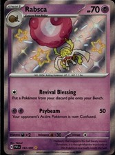 Rabsca Holofoil Shiny Rare SV: Paldean Fates 163/091 NM
