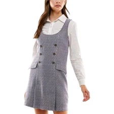 Kingston Gray Juniors Womens Collared Sheath Two Piece Dress Size XL