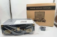 Giradischi Valigia Portatile Wireless Lettore Vinile con Altoparlante Integrato