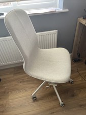 Swivel Adjustable Office Chair Light Grey Ikea