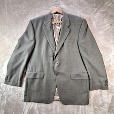 Lauren Ralph Lauren Blazer Mens 42R Gray Wool Suit Jacket Sport Coat Two Button