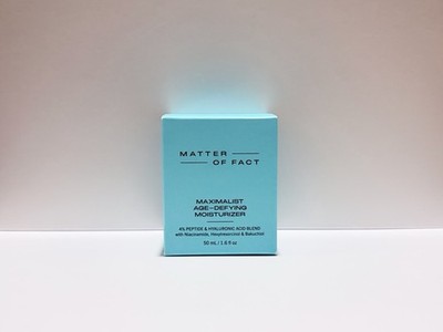 Matter of Fact Maximalist Age-Defying Moisturizer 1.6oz 50ml Peptide HA NEW