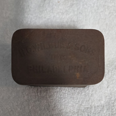 Wm. F. Stille & Son Philadelphia Vintage Advertising Tin Brown