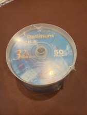 Optimum CD-R CD-recordable 50 pack 48x 700MB 80min