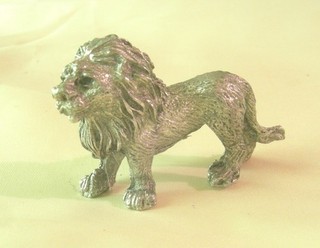 Miniature Animale LION en ARGENT 800 23grs XXème