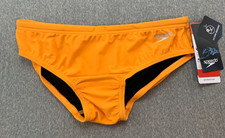 Speedo Swimsuit Brief Eco Flex 3” Outseam Beachstar(Mandarin Peel) Mens Size 30