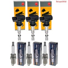 3x NGK Zündspule + BERU Zündkerze für Nissan Micra IV K13 1.2