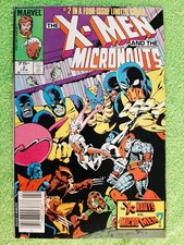 X-MEN AND MICRONAUTS #2 maybe 9.6 or 9.8 Duty Free CANADIAN PRICE VARIANT RD5706